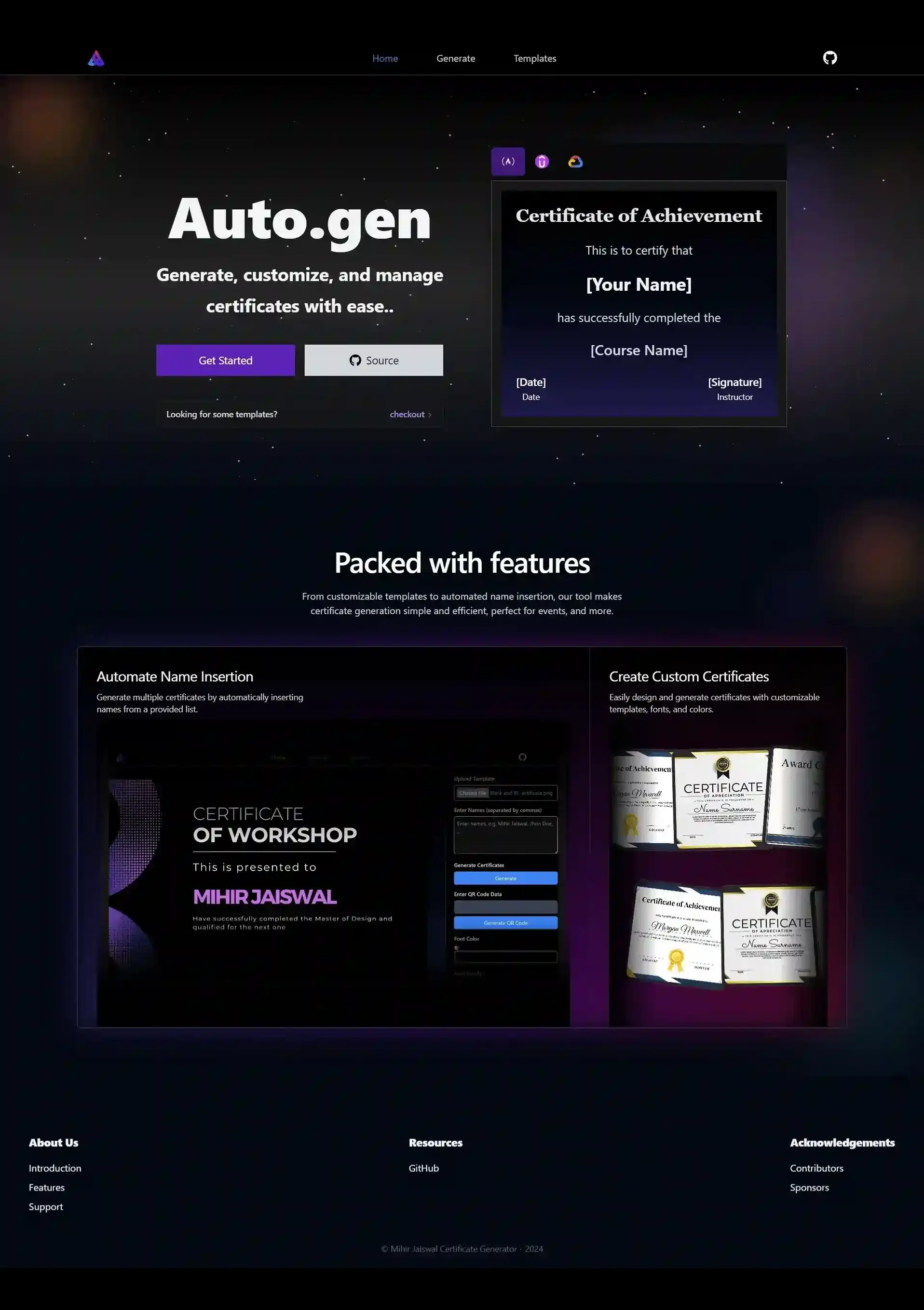 Certigen Project